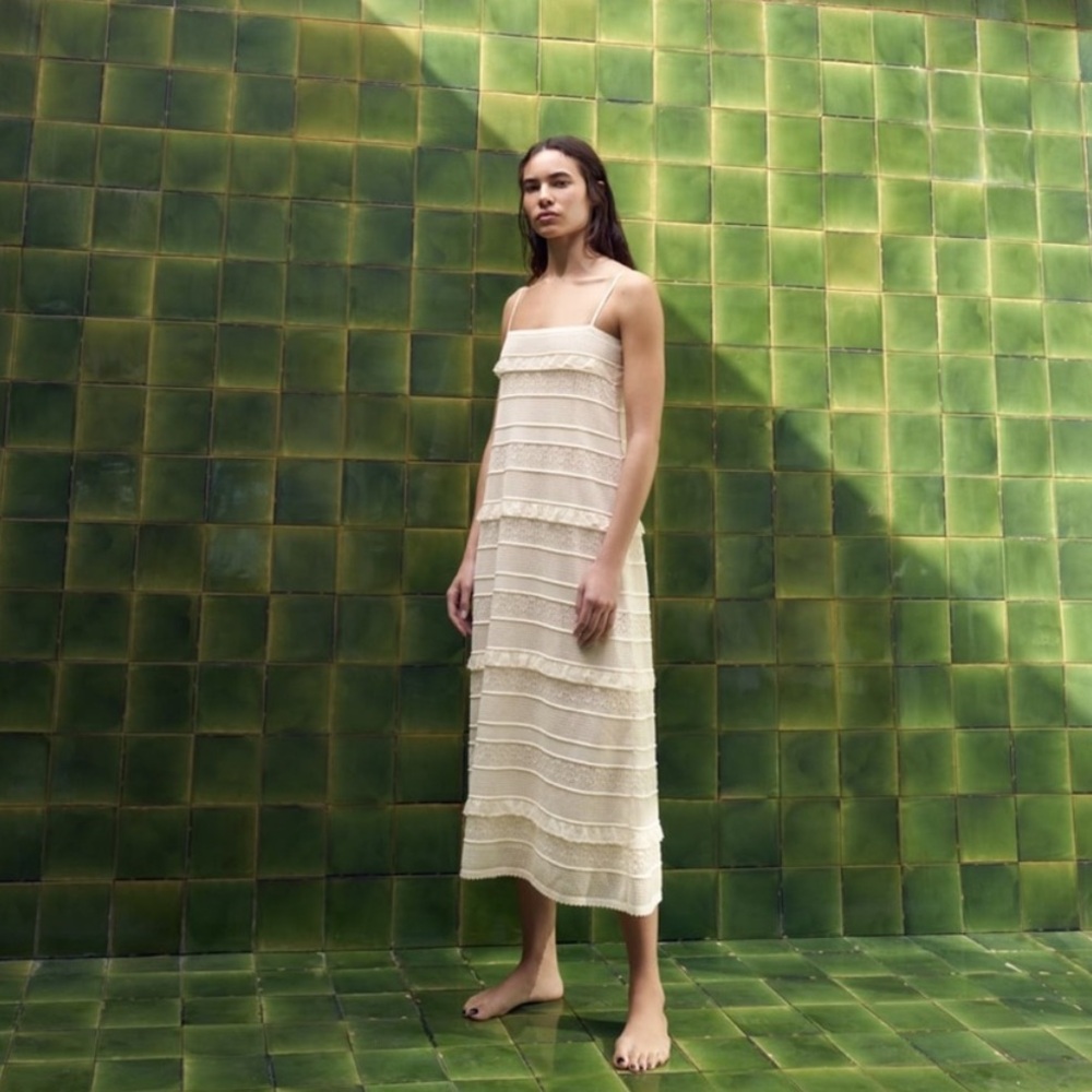 Zara Knit Midi Dress
